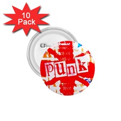 Punk Union Jack 1.75  Button (10 pack)