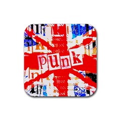 Punk Union Jack Drink Coaster (Square)