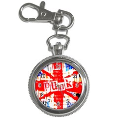 Punk Union Jack Key Chain Watch