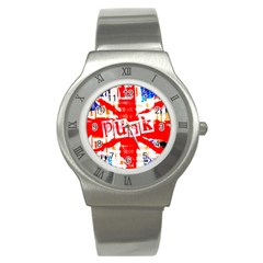 Punk Union Jack Stainless Steel Watch (Slim)