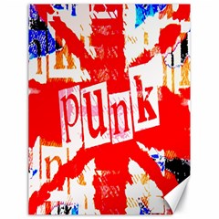 Punk Union Jack Canvas 18  x 24  (Unframed)