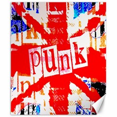 Punk Union Jack Canvas 20  x 24  (Unframed)