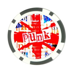 Punk Union Jack Poker Chip