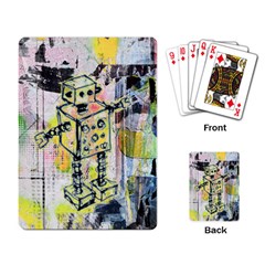 Graffiti Graphic Robot Playing Cards Single Design
