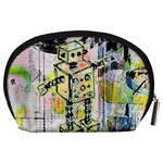 Graffiti Graphic Robot Accessory Pouch (Large) Back