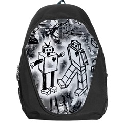Robot Love Backpack Bag by ArtistRoseanneJones