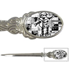 Sketched Robot Letter Opener by ArtistRoseanneJones