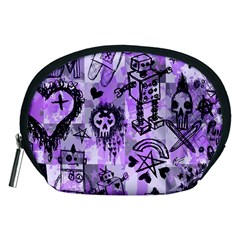 Purple Scene Kid Sketches Accessory Pouch (medium) by ArtistRoseanneJones