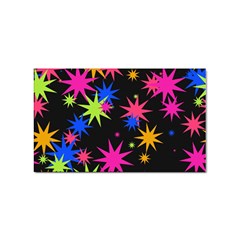 Colorful Stars Pattern Sticker (rectangular) by LalyLauraFLM