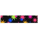 Colorful stars pattern Flano Scarf Back