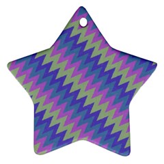 Diagonal chevron pattern Ornament (Star)