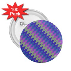 Diagonal chevron pattern 2.25  Button (100 pack)