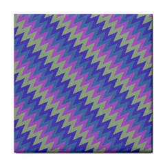 Diagonal chevron pattern Face Towel