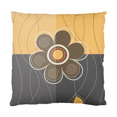 Floral Design Cushion Case (two Sided) 
