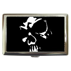 Gothic Skull Cigarette Money Case by ArtistRoseanneJones