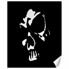 Gothic Skull Canvas 16  X 20  (unframed) by ArtistRoseanneJones