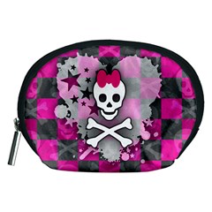 Princess Skull Heart Accessory Pouch (medium)