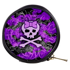 Purple Girly Skull Mini Makeup Case