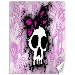 Sketched Skull Princess Canvas 12  X 16  (unframed)