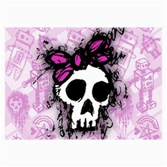 Sketched Skull Princess Canvas 20  X 30  (unframed) by ArtistRoseanneJones