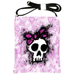 Sketched Skull Princess Shoulder Sling Bag