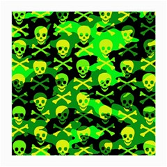 Skull Camouflage Glasses Cloth (medium, Two Sided) by ArtistRoseanneJones