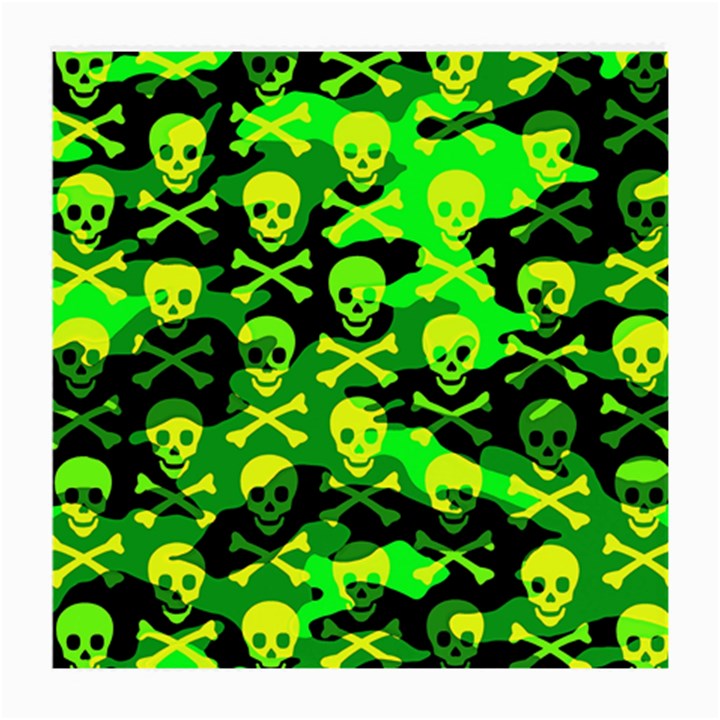 Skull Camouflage Glasses Cloth (Medium, Two Sided)