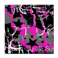 Pink Scene Kid Ceramic Tile by ArtistRoseanneJones