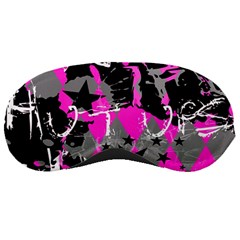 Pink Scene Kid Sleeping Mask by ArtistRoseanneJones