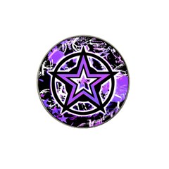 Purple Star Golf Ball Marker 10 Pack (for Hat Clip) by ArtistRoseanneJones