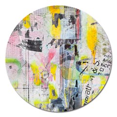 Graffiti Graphic Magnet 5  (round) by ArtistRoseanneJones