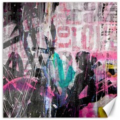 Graffiti Grunge Love Canvas 12  X 12  (unframed) by ArtistRoseanneJones
