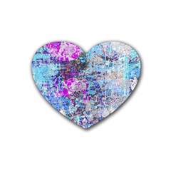 Graffiti Splatter Drink Coasters (heart) by ArtistRoseanneJones