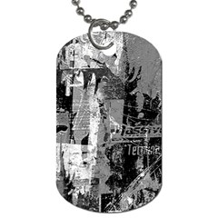 Urban Graffiti Dog Tag (two-sided)  by ArtistRoseanneJones