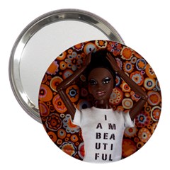 I Am Beautiful - Nzinga 3  Handbag Mirror by tiffanygholar