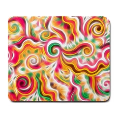 Sunshine Swirls Large Mouse Pad (rectangle) by KirstenStar