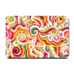 Sunshine Swirls Small Door Mat by KirstenStar