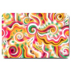 Sunshine Swirls Large Door Mat by KirstenStar