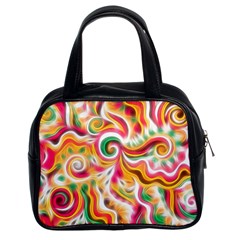 Sunshine Swirls Classic Handbag (two Sides) by KirstenStar