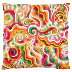 Sunshine Swirls Standard Flano Cushion Case (one Side) by KirstenStar