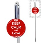 Keep Calm And Love Music 5739 Bookmark Front