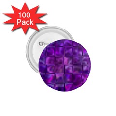 Purple Squares 1 75  Button (100 Pack) by KirstenStar