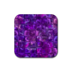 Purple Squares Drink Coaster (square) by KirstenStar