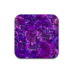 Purple Squares Drink Coasters 4 Pack (Square)