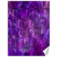 Purple Squares Canvas 36  x 48  (Unframed)