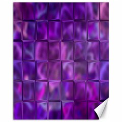 Purple Squares Canvas 11  x 14  (Unframed)