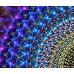 Blue Sunrise Fractal Deluxe Canvas 14  x 11  (Stretched) 14  x 11  x 1.5  Stretched Canvas