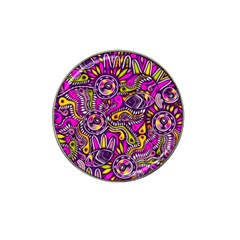 Purple Tribal Abstract Fish Golf Ball Marker 10 Pack (for Hat Clip) by KirstenStar