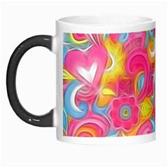 Hippy Peace Swirls Morph Mug by KirstenStar