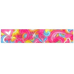 Hippy Peace Swirls Flano Scarf (large) by KirstenStar